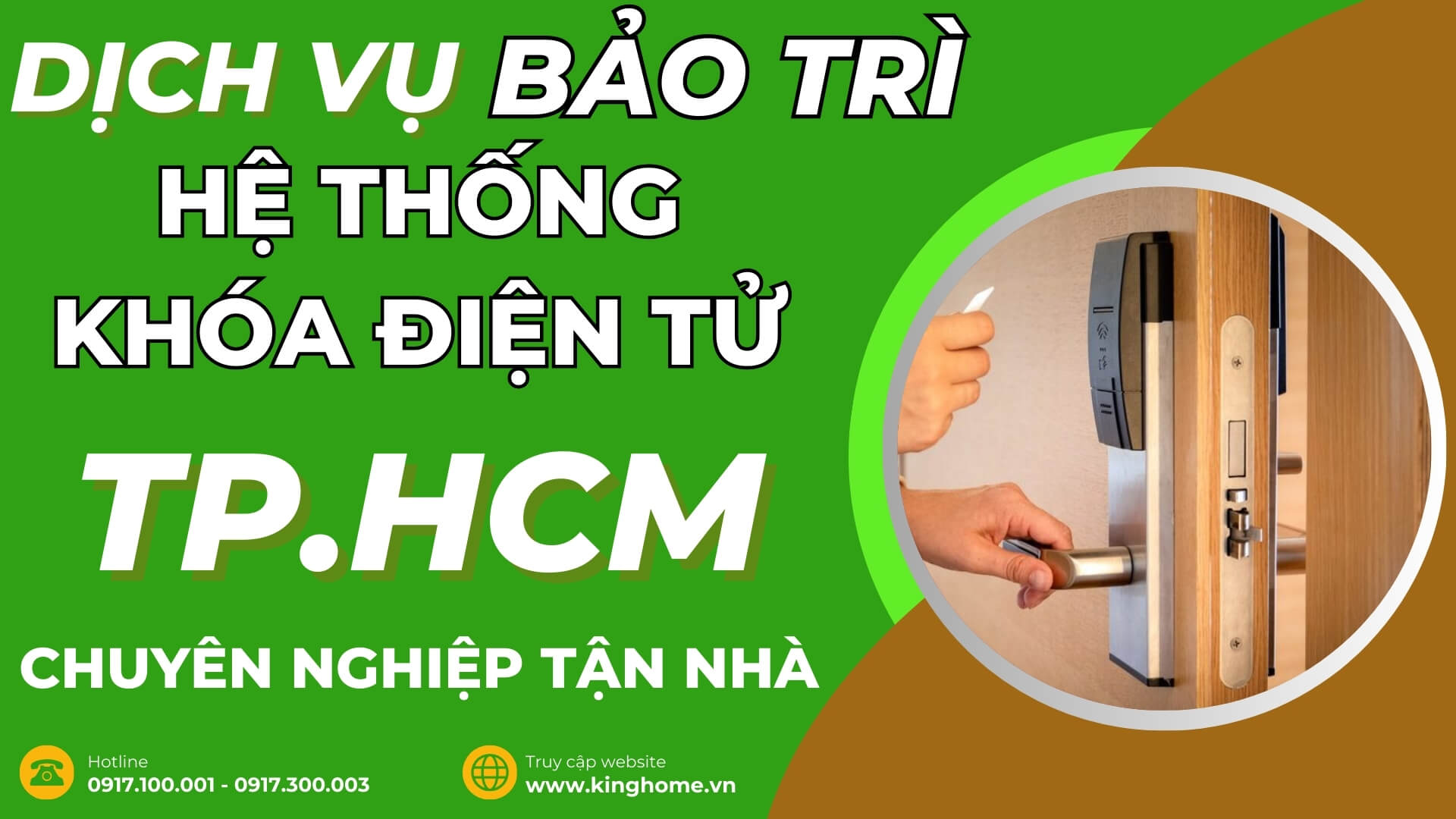 Dịch vụ bảo trì hệ thống khóa điện tử ở đâu tại TPHCM chuyên nghiệp tận nhà