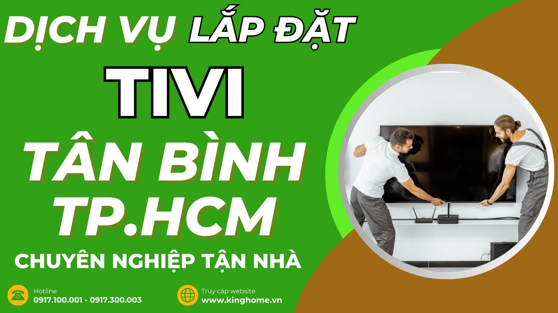 Dịch vụ lắp đặt tivi ở đâu tại Quận Tân Bình TPHCM chuyên nghiệp tận nhà