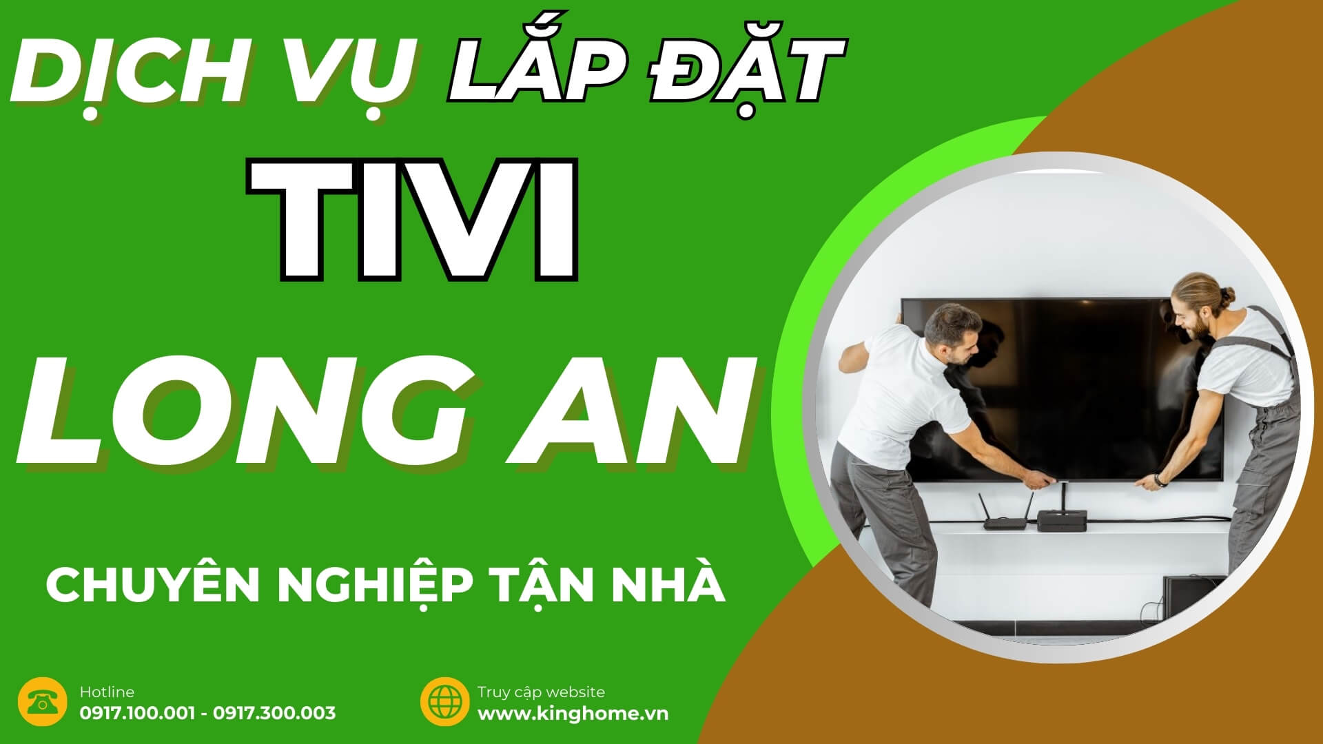 Dịch vụ lắp đặt tivi ở đâu tại Long An chuyên nghiệp tận nhà