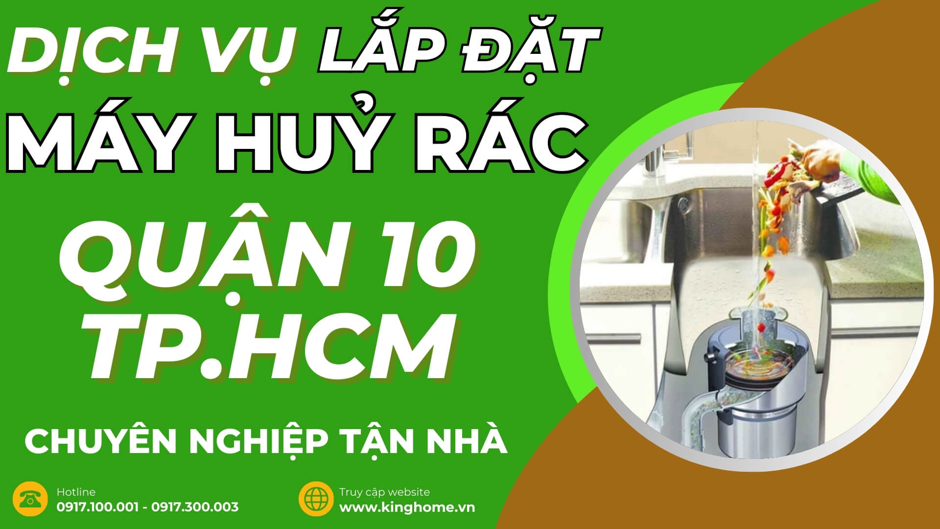 Dịch vụ lắp đặt máy huỷ rác ở đâu tại Quận 10 TPHCM chuyên nghiệp tận nhà