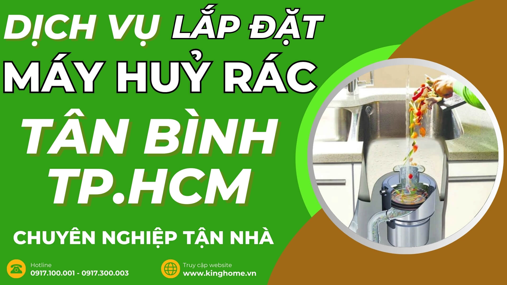 Dịch vụ lắp đặt máy huỷ rác ở đâu tại Quận Tân Bình TPHCM chuyên nghiệp tận nhà