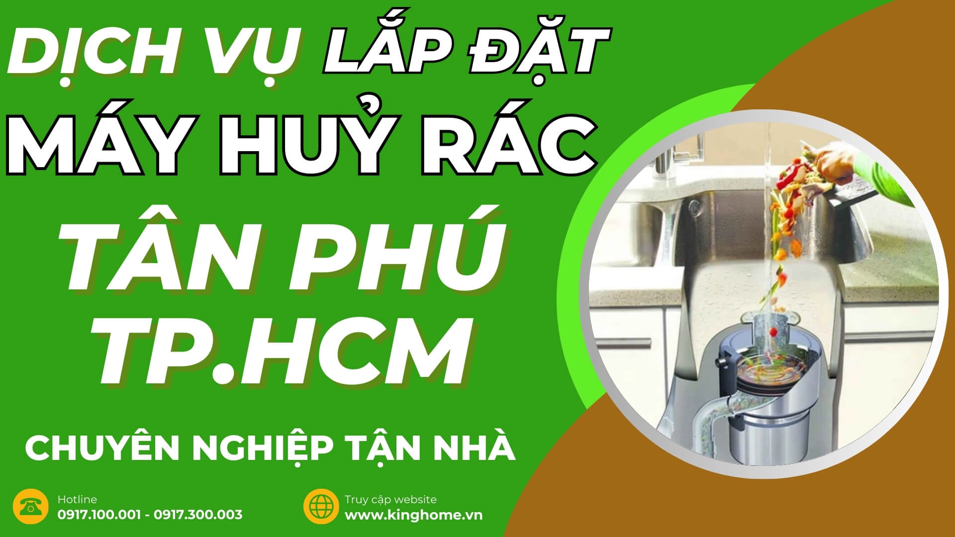 Dịch vụ lắp đặt máy huỷ rác ở đâu tại Quận Tân Phú TPHCM chuyên nghiệp tận nhà