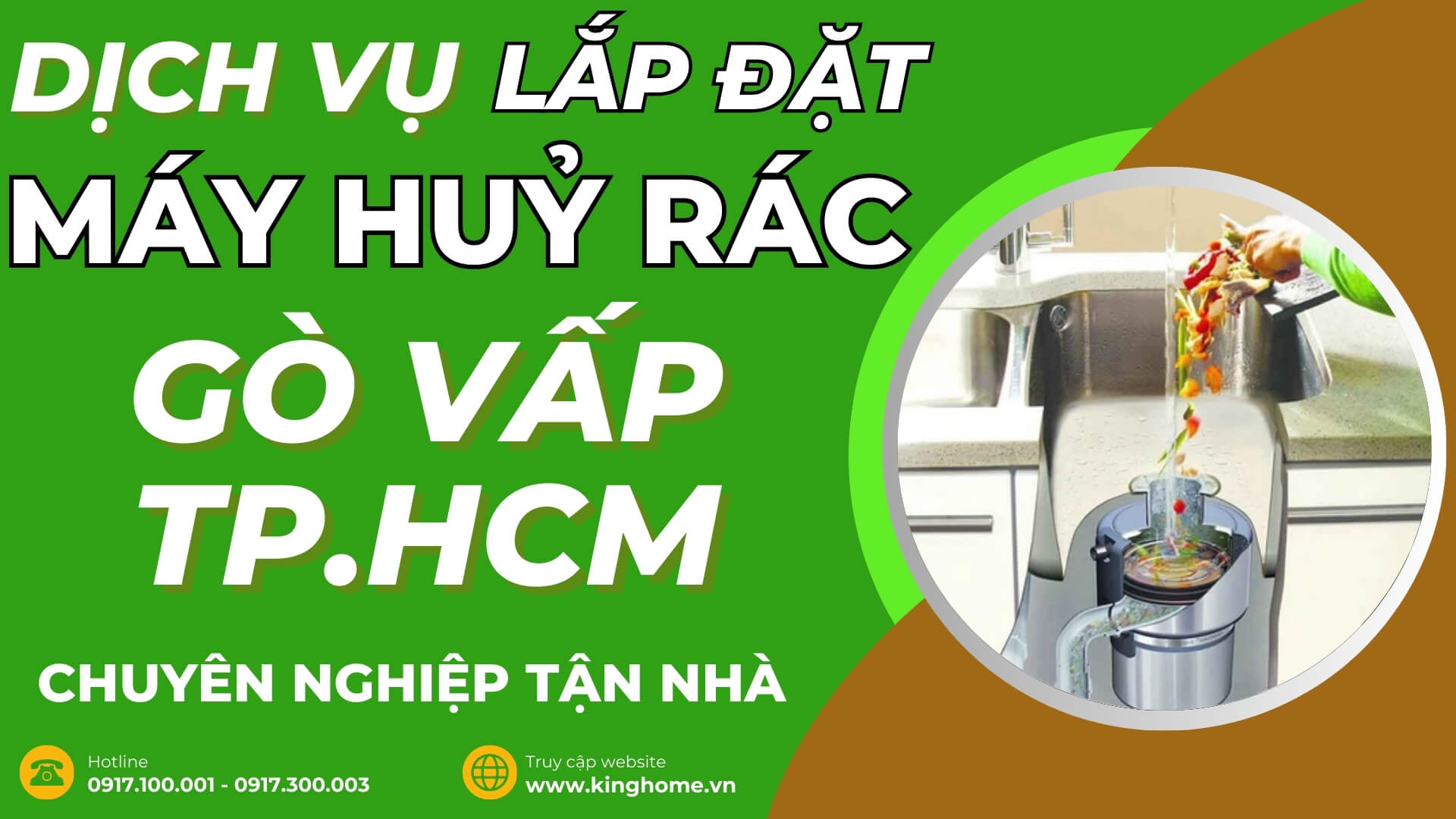 Dịch vụ lắp đặt máy huỷ rác ở đâu tại Quận Gò Vấp TPHCM chuyên nghiệp tận nhà