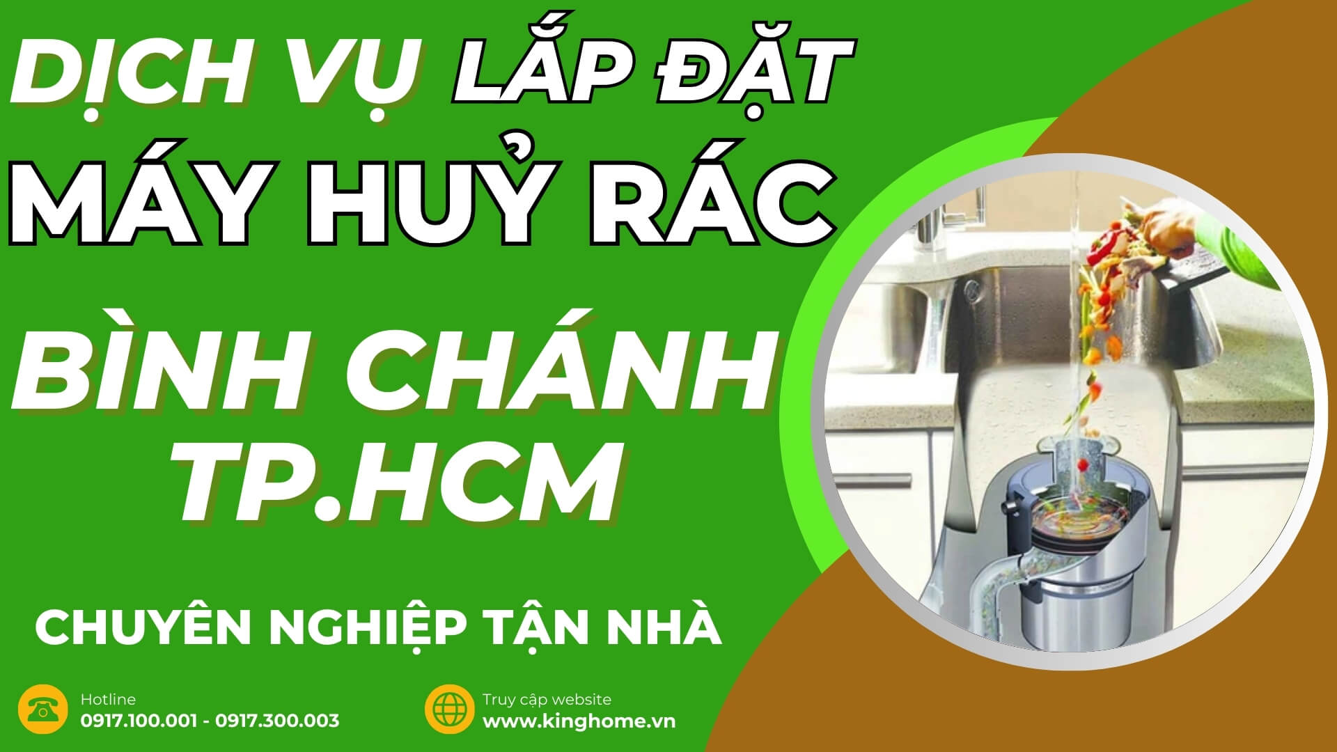 Dịch vụ lắp đặt máy huỷ rác ở đâu tại Bình Chánh TPHCM chuyên nghiệp tận nhà