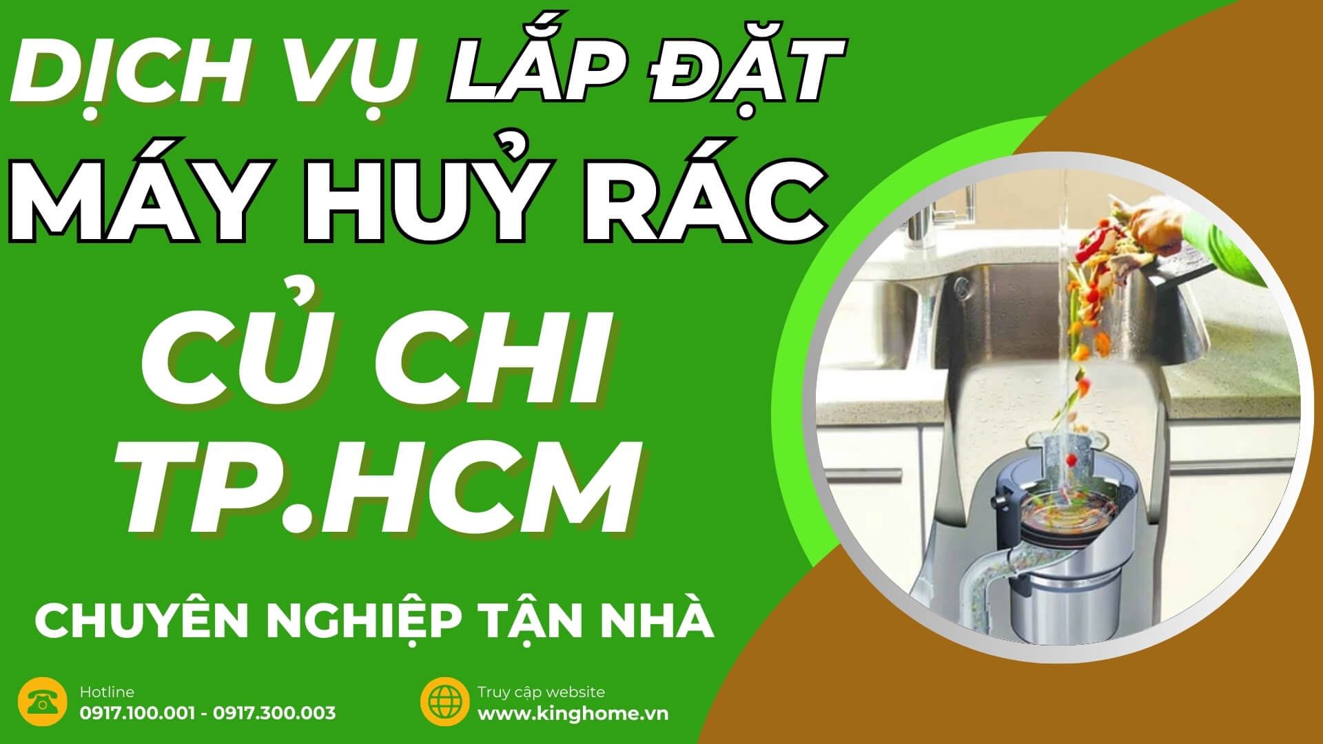 Dịch vụ lắp đặt máy huỷ rác ở đâu tại Củ Chi TPHCM chuyên nghiệp tận nhà