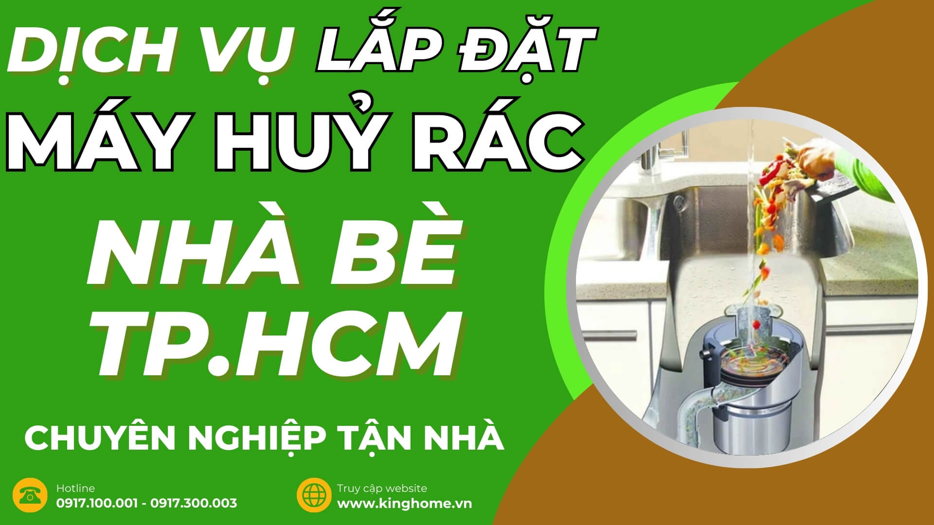 Dịch vụ lắp đặt máy huỷ rác ở đâu tại Nhà bè TPHCM chuyên nghiệp tận nhà