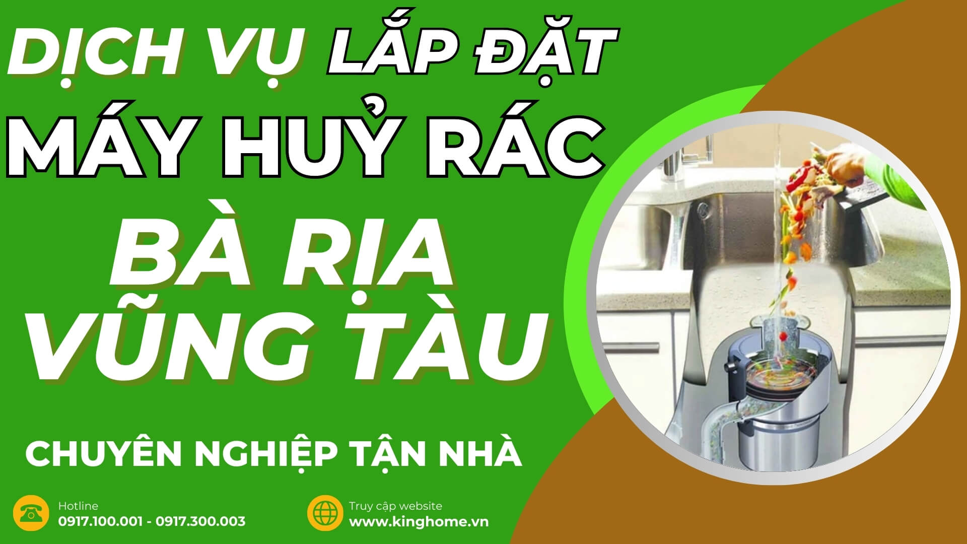 Dịch vụ lắp đặt máy huỷ rác ở đâu tại Bà Rịa - Vũng Tàu chuyên nghiệp tận nhà