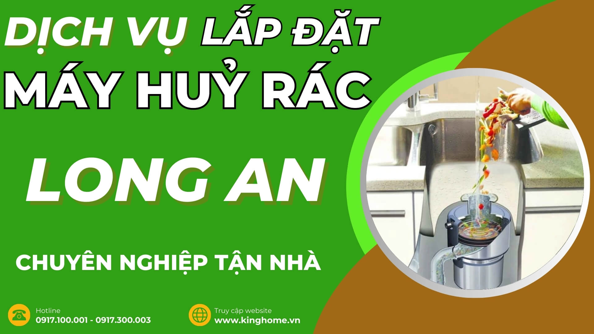 Dịch vụ lắp đặt máy huỷ rác ở đâu tại Long An chuyên nghiệp tận nhà