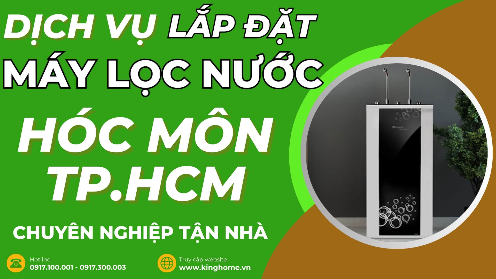 Dịch vụ lắp đặt máy lọc nước ở đâu tại Hóc Môn TPHCM chuyên nghiệp tận nhà