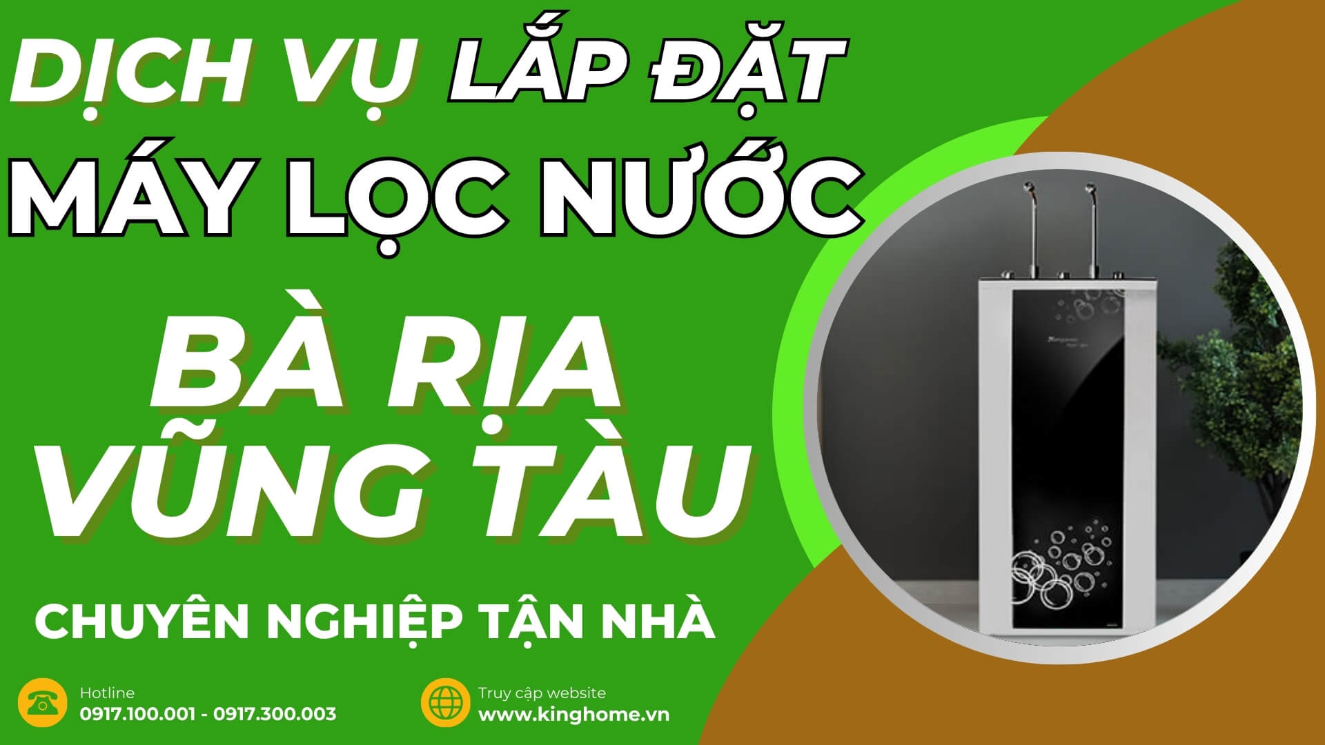 Dịch vụ lắp đặt máy lọc nước ở đâu tại Bà Rịa - Vũng Tàu chuyên nghiệp tận nhà