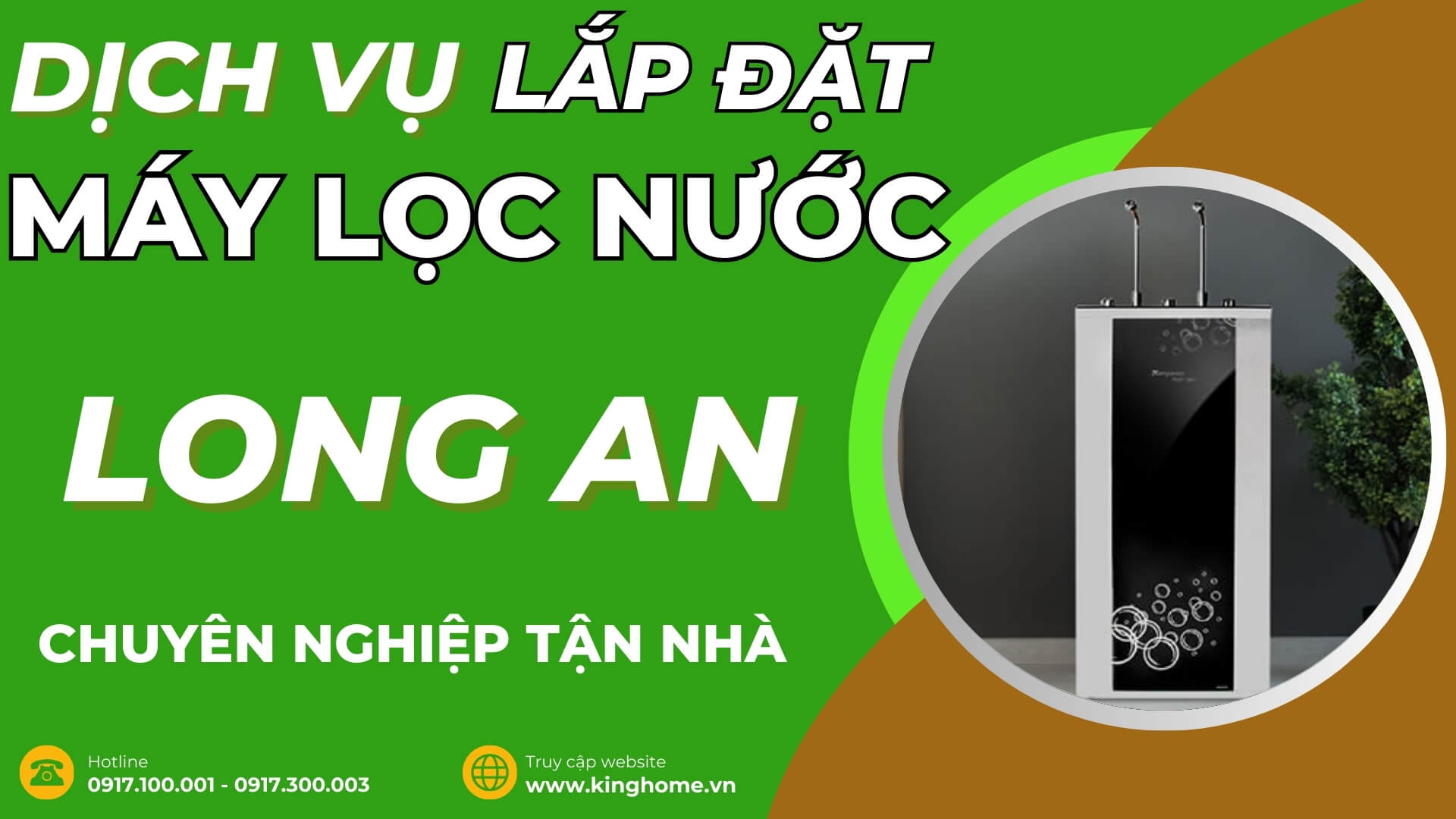 Dịch vụ lắp đặt máy lọc nước ở đâu tại Long An chuyên nghiệp tận nhà