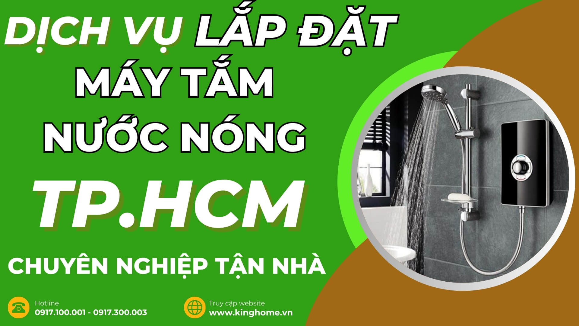 Dịch vụ lắp đặt máy tắm nước nóng ở đâu tại TPHCM chuyên nghiệp tận nhà