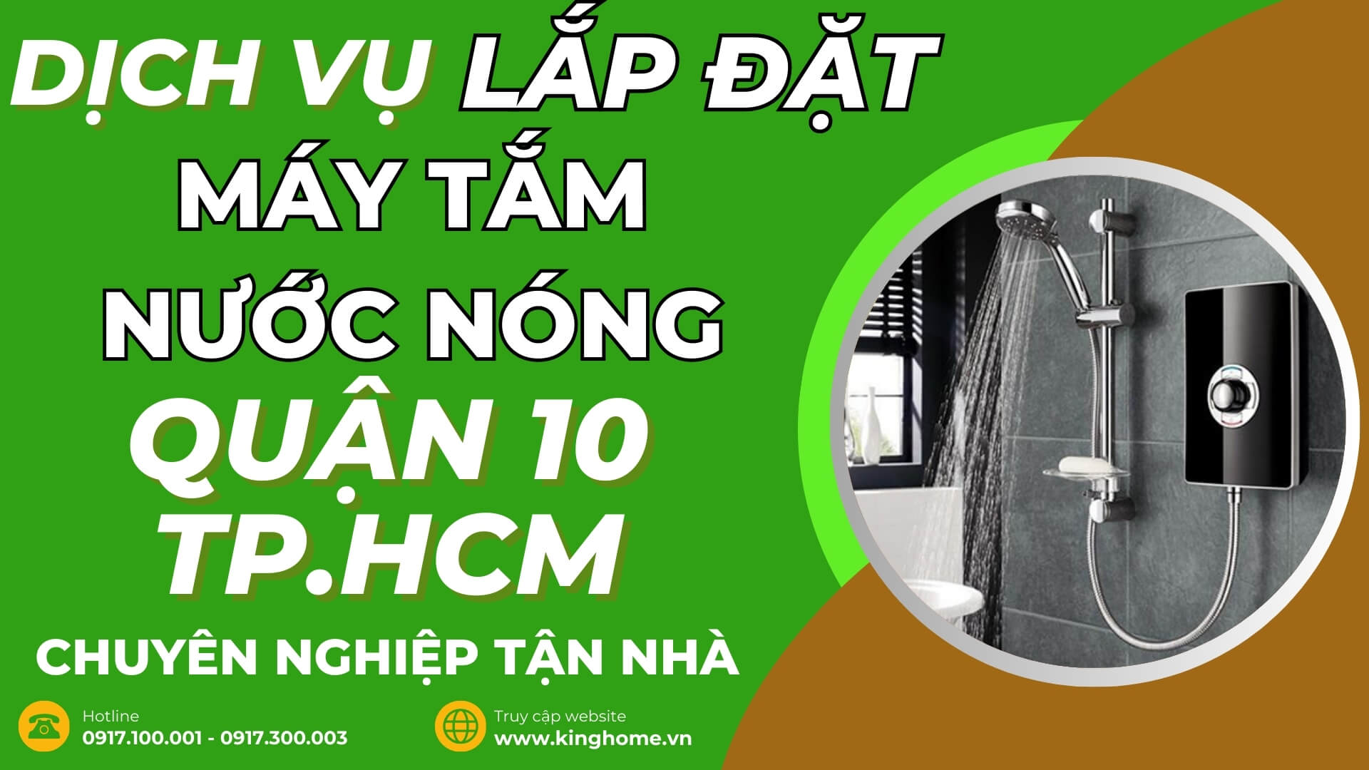 Dịch vụ lắp đặt máy tắm nước nóng ở đâu tại Quận 10 TPHCM chuyên nghiệp tận nhà