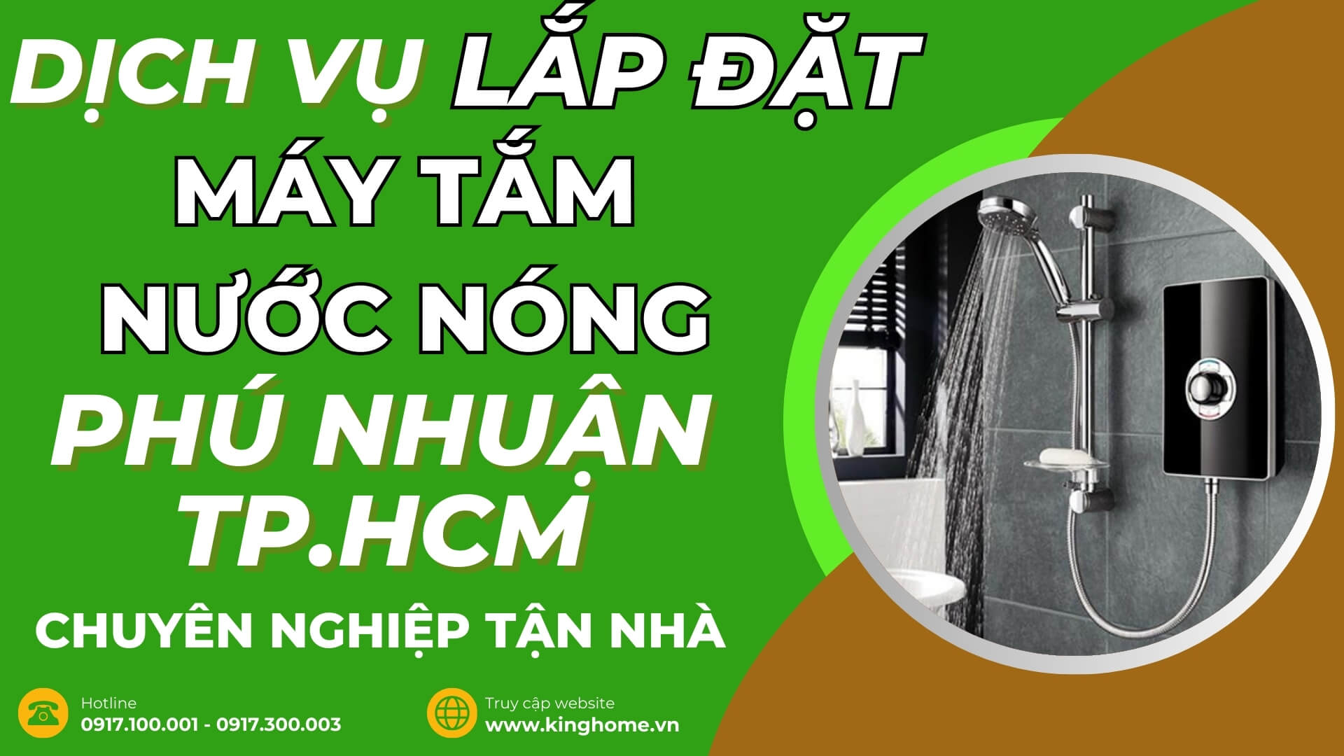 Dịch vụ lắp đặt máy tắm nước nóng ở đâu tại Quận Phú Nhuận TPHCM chuyên nghiệp tận nhà