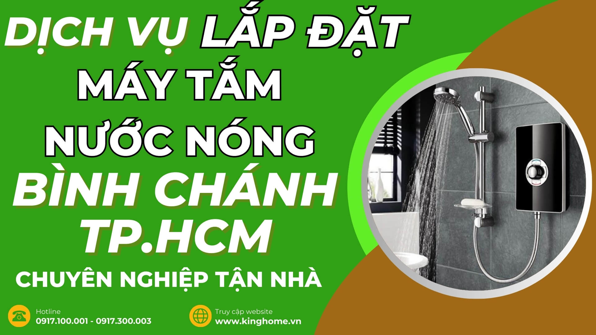 Dịch vụ lắp đặt máy tắm nước nóng ở đâu tại Bình Chánh TPHCM chuyên nghiệp tận nhà