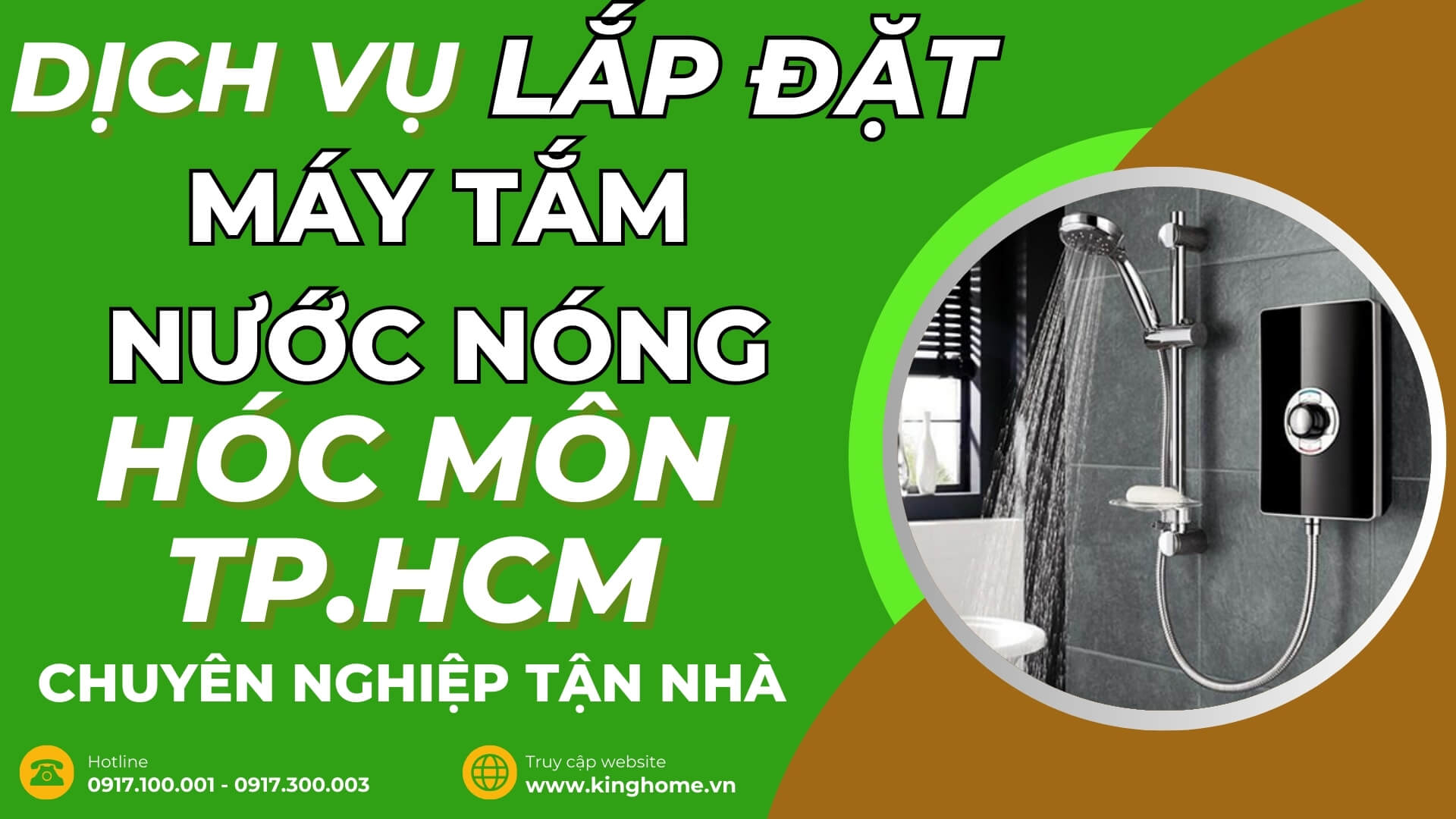 Dịch vụ lắp đặt máy tắm nước nóng ở đâu tại Hóc Môn TPHCM chuyên nghiệp tận nhà