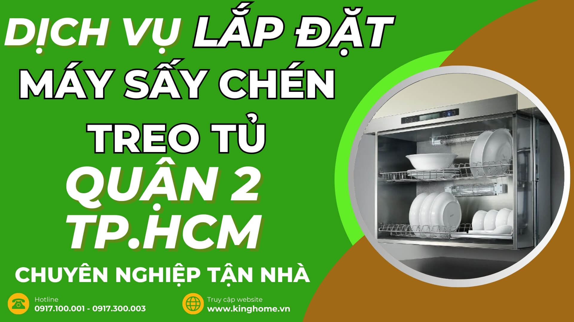 Dịch vụ lắp đặt máy sấy chén treo tủ ở đâu tại Quận 2 TPHCM chuyên nghiệp tận nhà