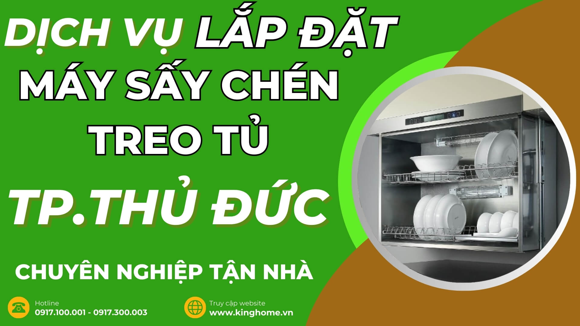 Dịch vụ lắp đặt máy sấy chén treo tủ ở đâu tại TP Thủ Đức chuyên nghiệp tận nhà