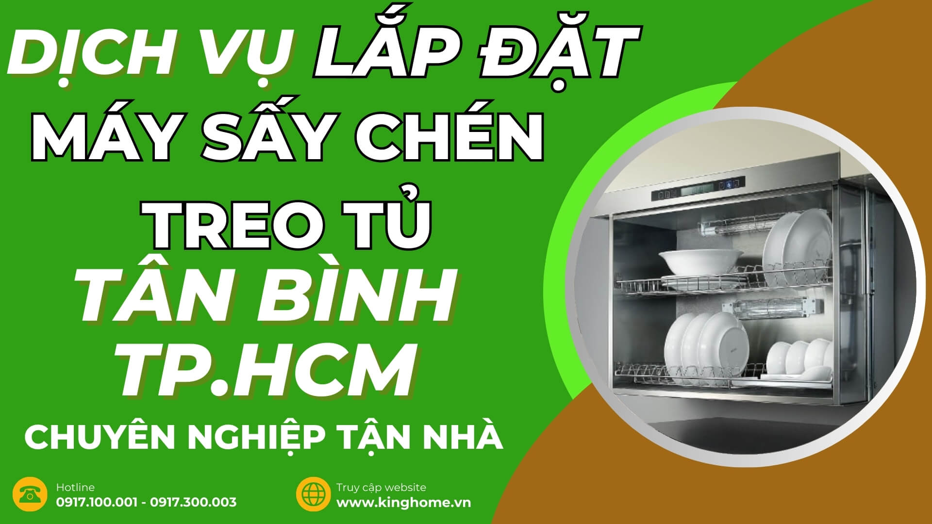 Dịch vụ lắp đặt máy sấy chén treo tủ ở đâu tại Quận Tân Bình TPHCM chuyên nghiệp tận nhà