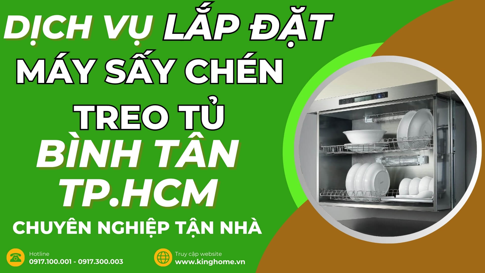 Dịch vụ lắp đặt máy sấy chén treo tủ ở đâu tại Quận Bình Tân TPHCM chuyên nghiệp tận nhà