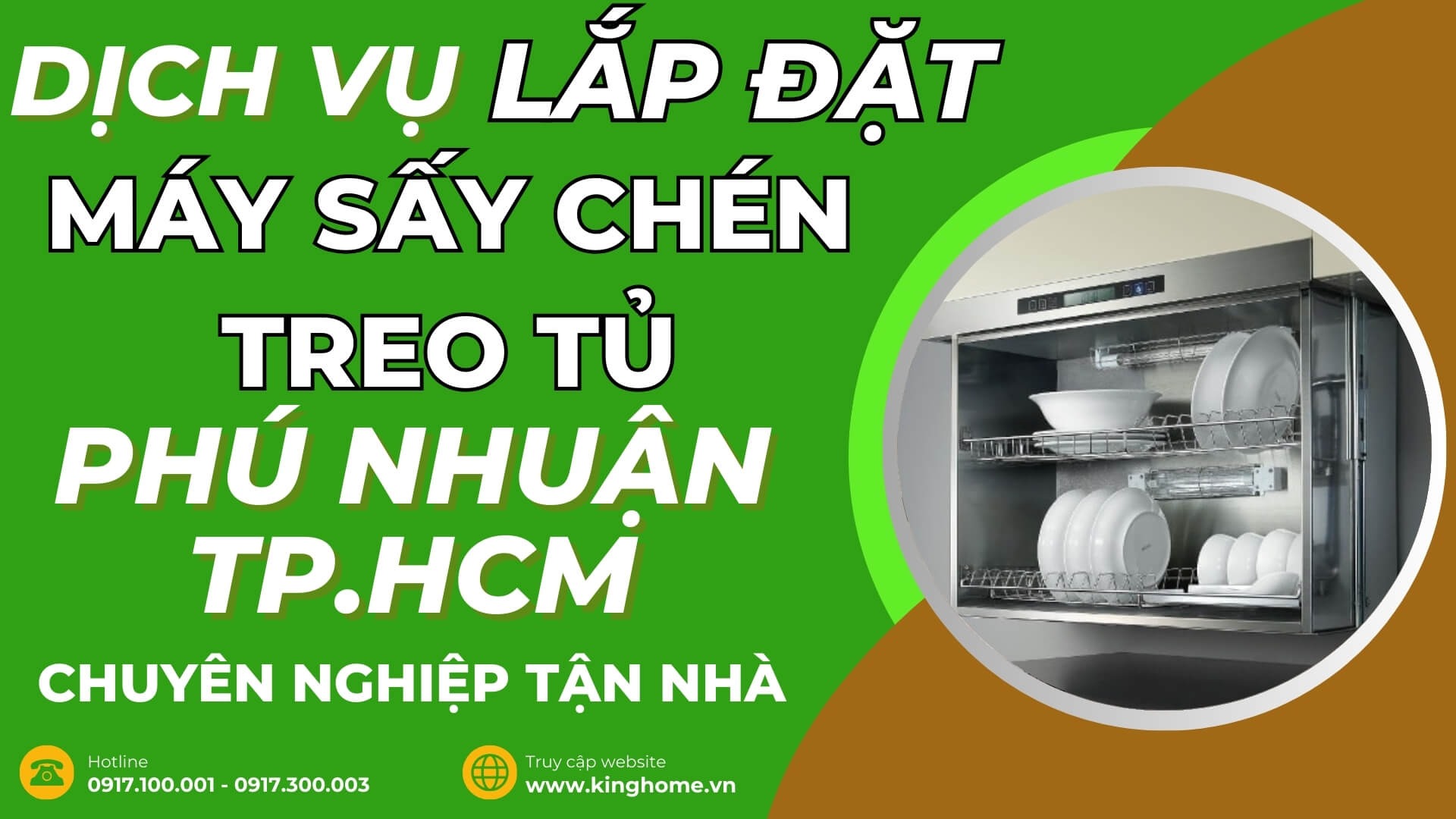 Dịch vụ lắp đặt máy sấy chén treo tủ ở đâu tại Quận Phú Nhuận TPHCM chuyên nghiệp tận nhà