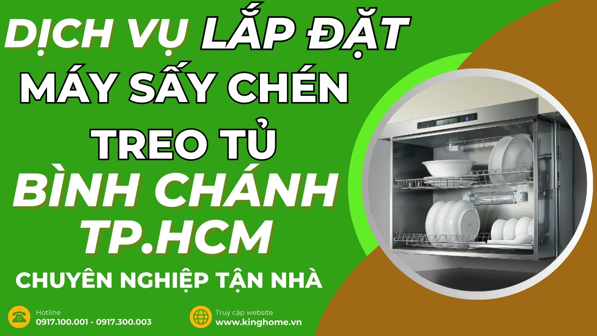 Dịch vụ lắp đặt máy sấy chén treo tủ ở đâu tại Bình Chánh TPHCM chuyên nghiệp tận nhà