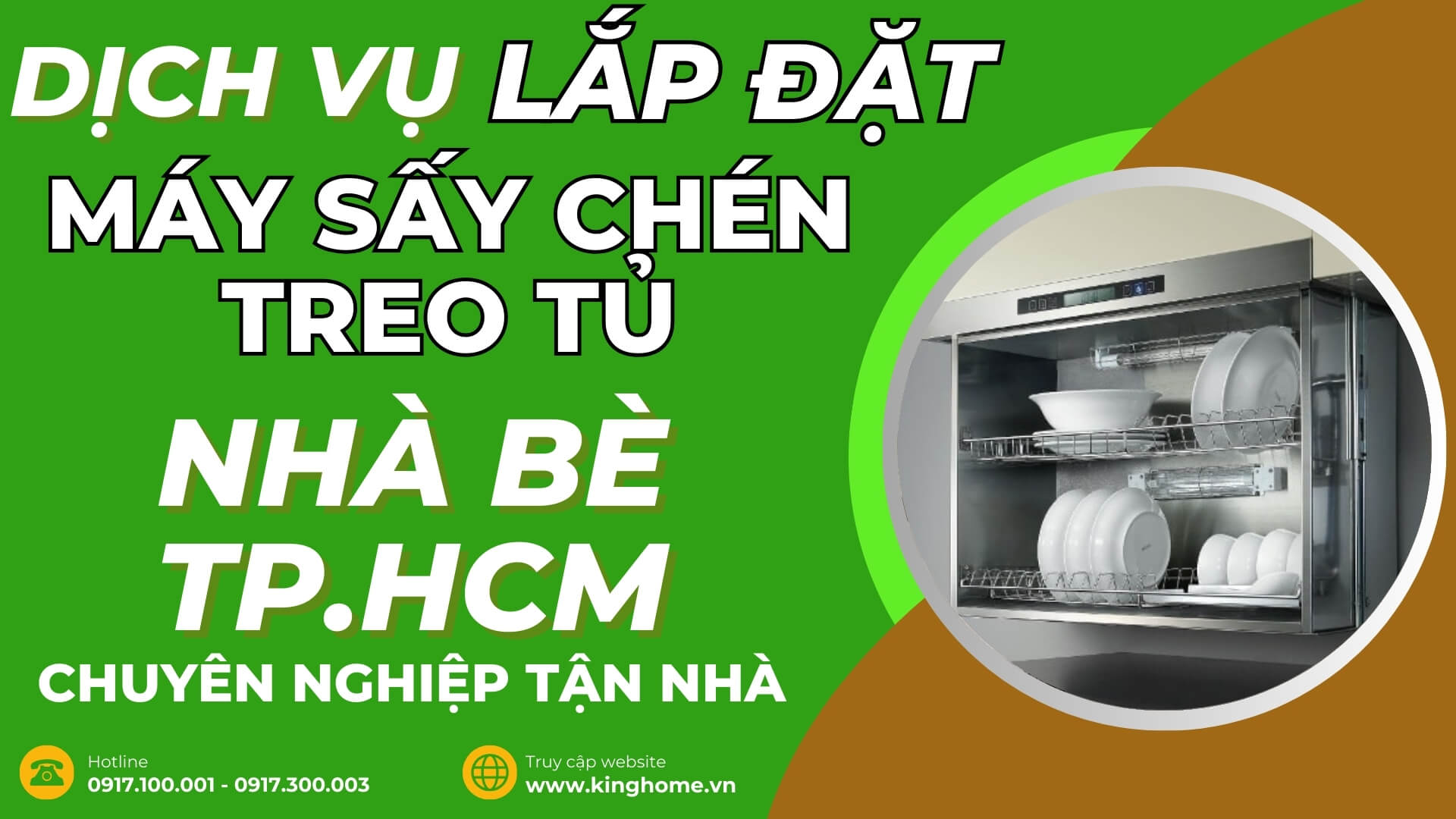 Dịch vụ lắp đặt máy sấy chén treo tủ ở đâu tại Nhà bè TPHCM chuyên nghiệp tận nhà