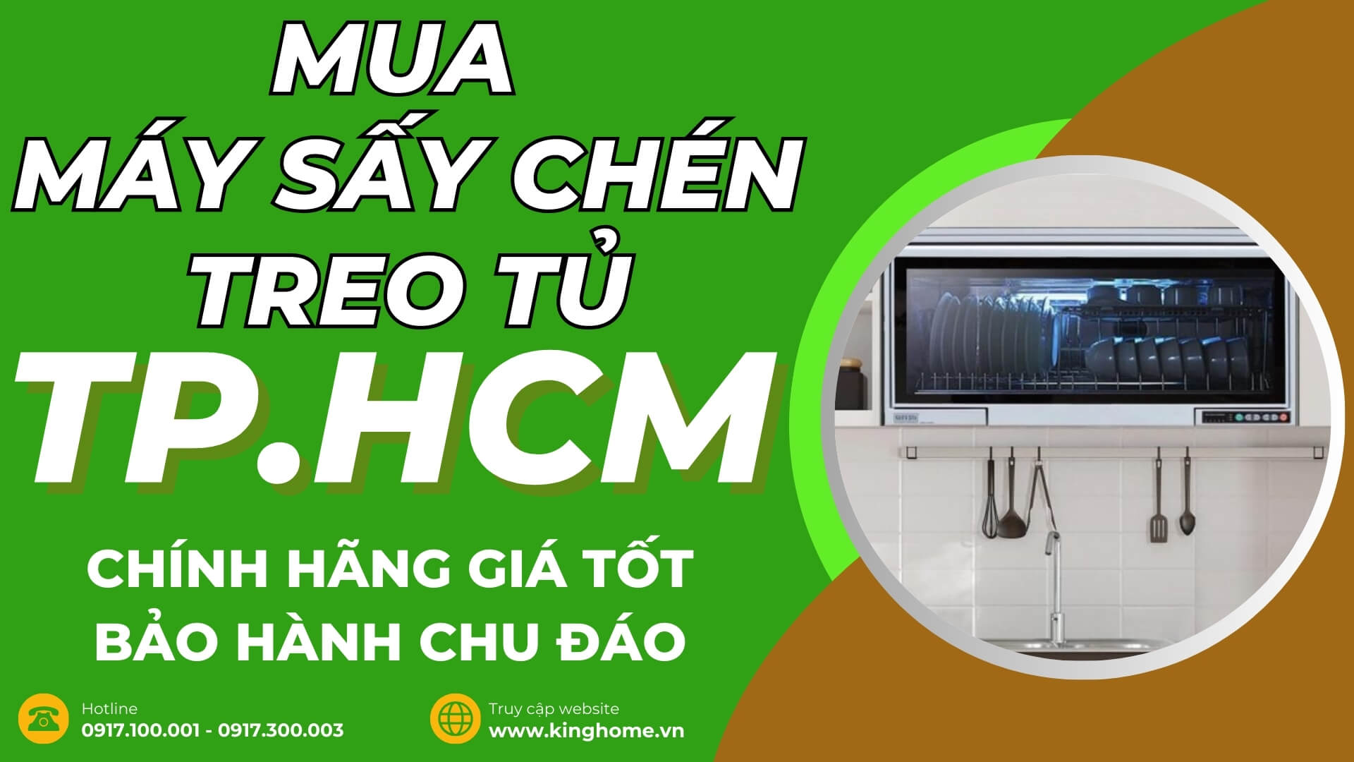 Mua máy sấy chén treo tủ ở đâu tại TPHCM để đảm bảo sản phẩm chất lượng, giá tốt?