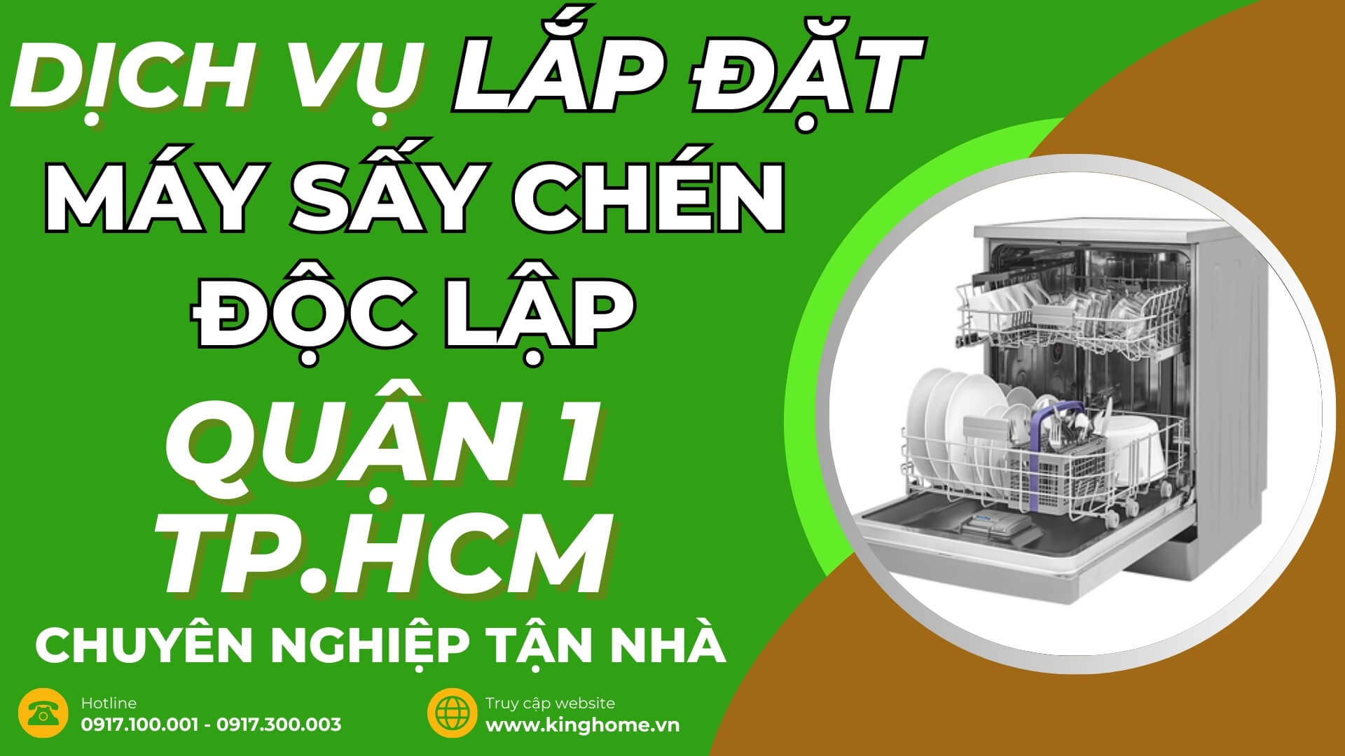 Dịch vụ lắp đặt máy sấy chén độc lập ở đâu tại Quận 1 TPHCM chuyên nghiệp tận nhà