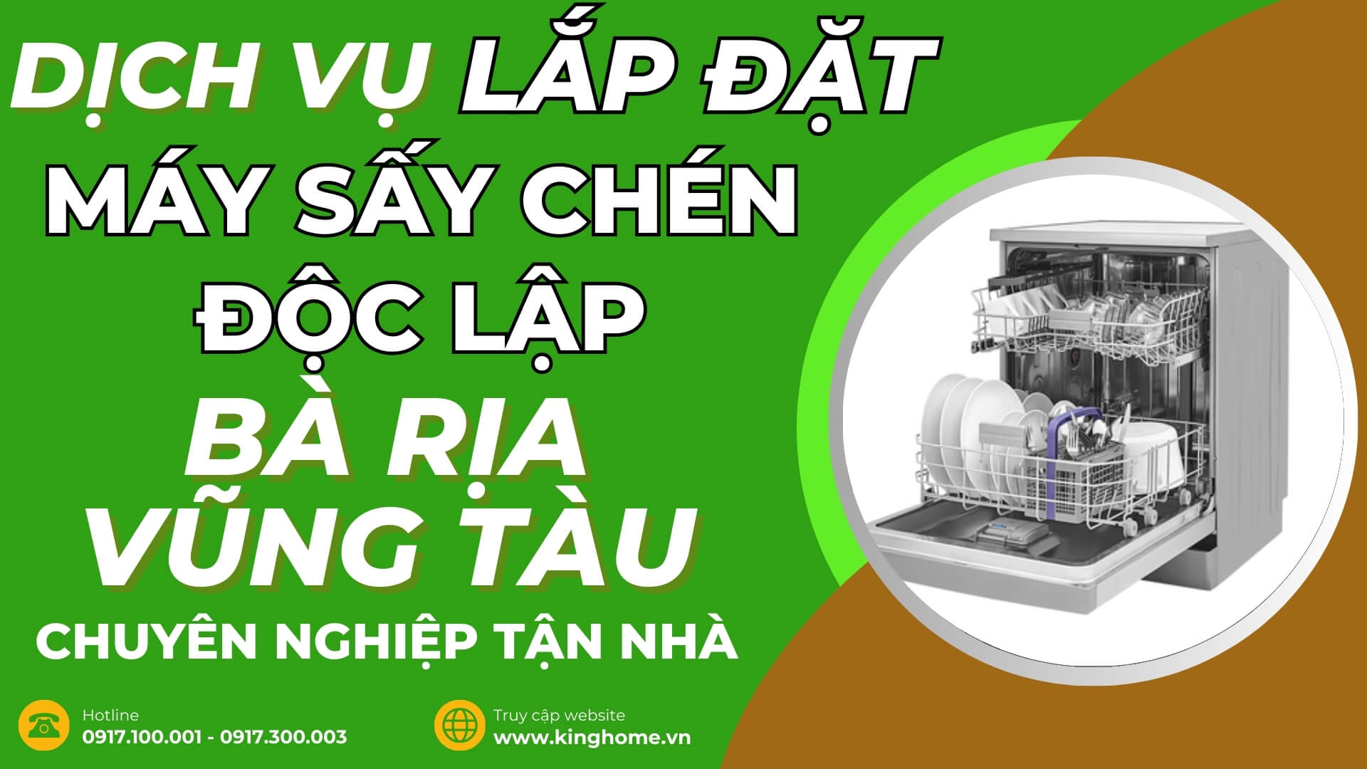 Dịch vụ lắp đặt máy sấy chén độc lập ở đâu tại Bà Rịa - Vũng Tàu chuyên nghiệp tận nhà