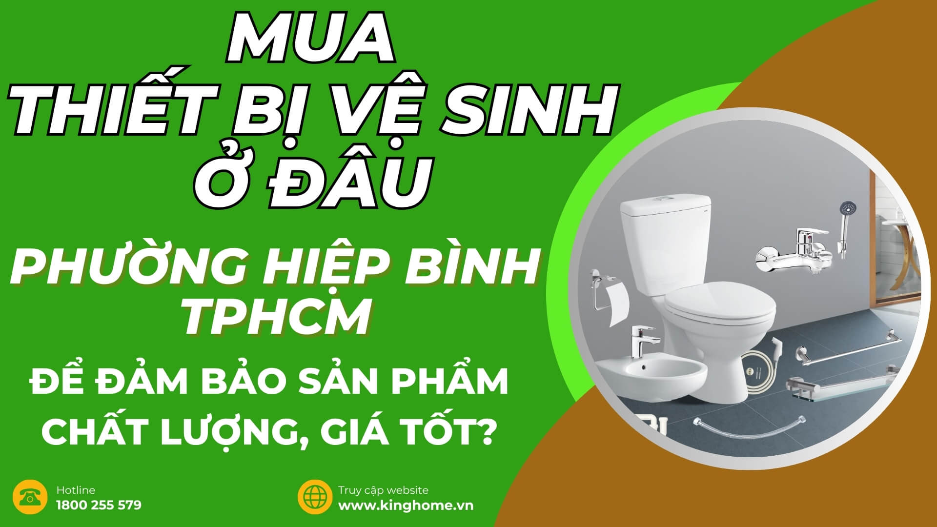 Mua thiết bị vệ sinh ở đâu tại Phường Hiệp Bình TPHCM để đảm bảo sản phẩm chất lượng, giá tốt?