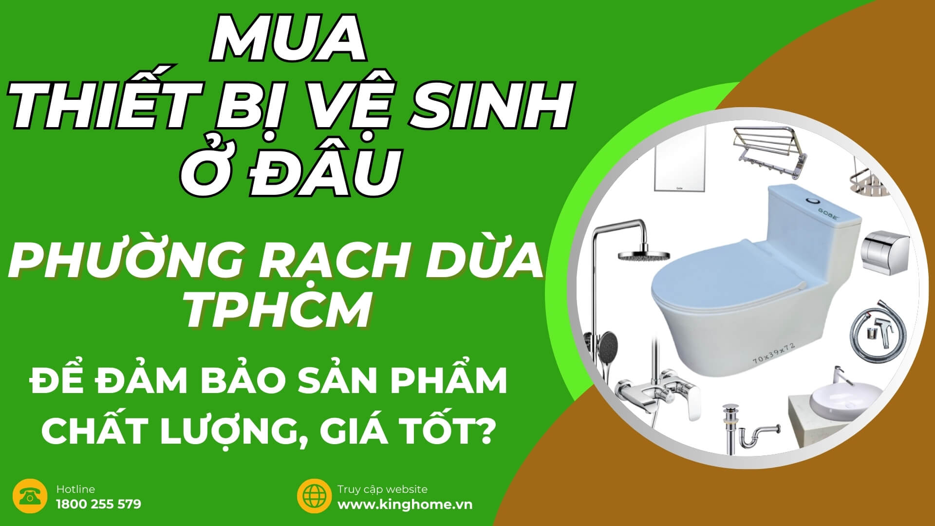 Mua thiết bị vệ sinh ở đâu tại Phường Rạch Dừa TPHCM để đảm bảo sản phẩm chất lượng, giá tốt?