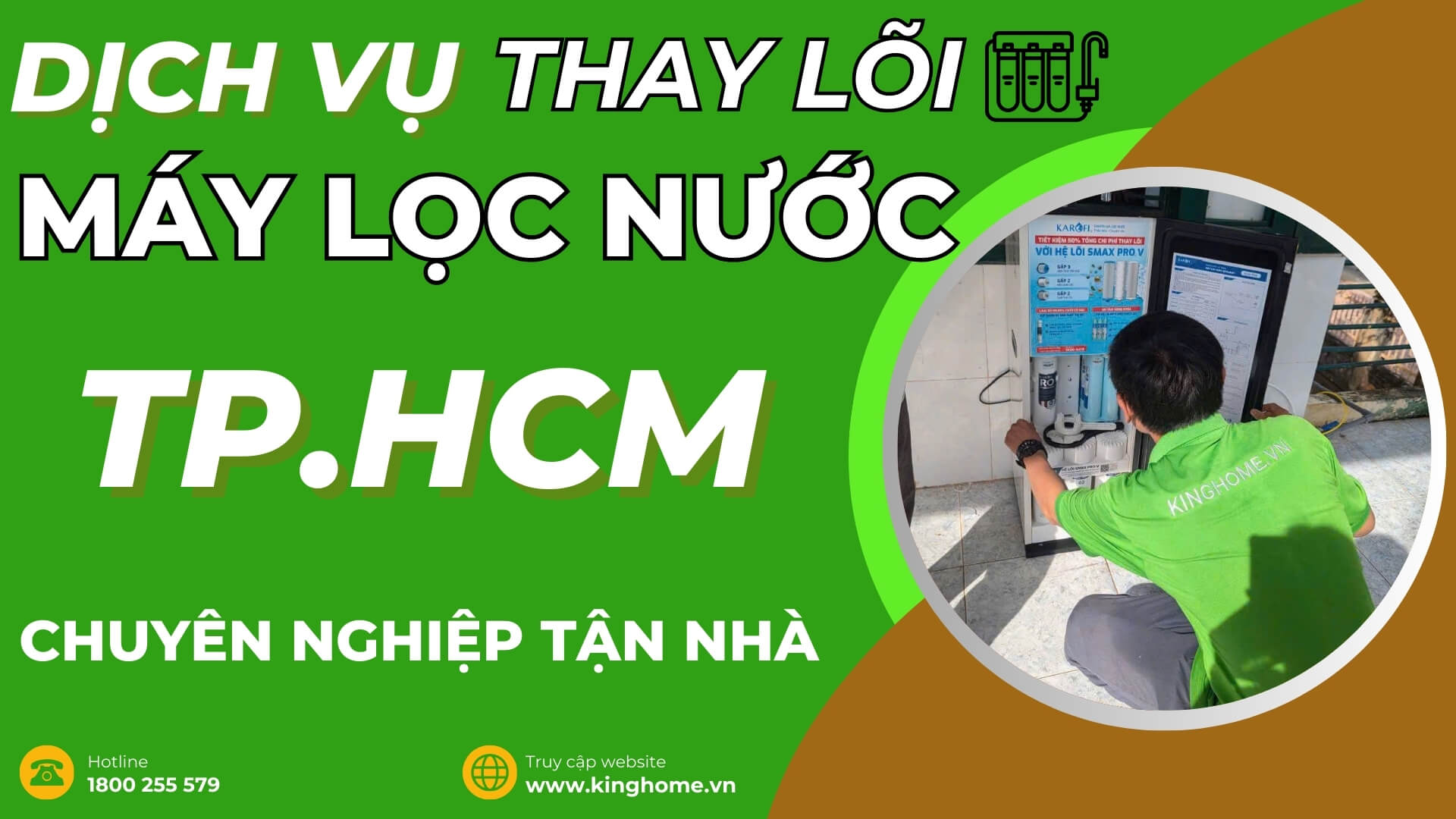 Dịch vụ thay lõi lọc nước ở đâu tại TPHCM chuyên nghiệp tận nhà
