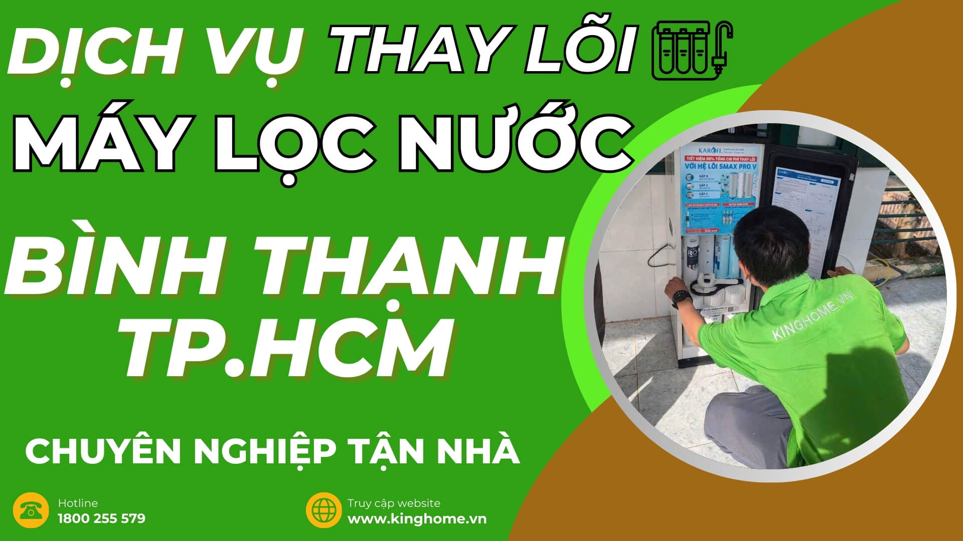 Dịch vụ thay lõi lọc nước ở đâu tại Quận Bình Thạnh TPHCM chuyên nghiệp tận nhà