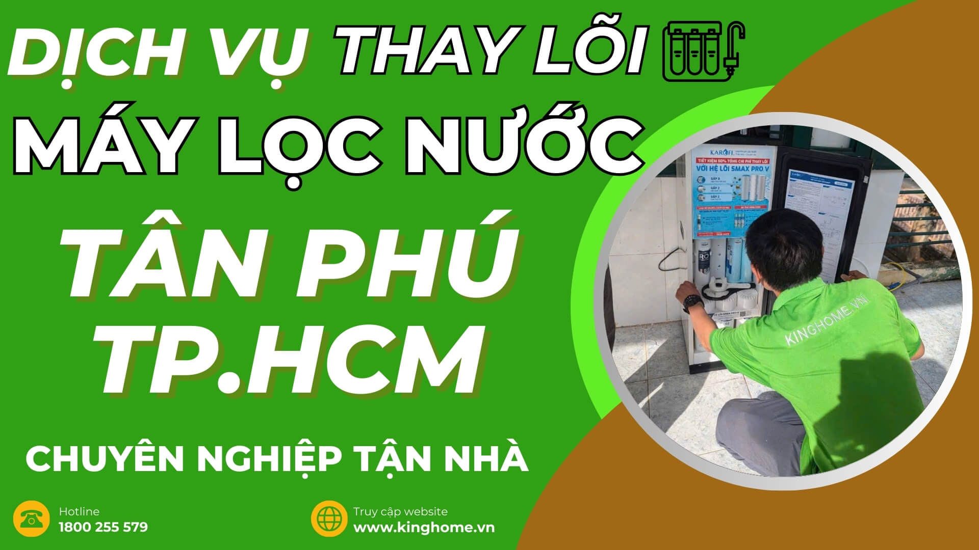 Dịch vụ thay lõi lọc nước ở đâu tại Quận Tân Phú TPHCM chuyên nghiệp tận nhà