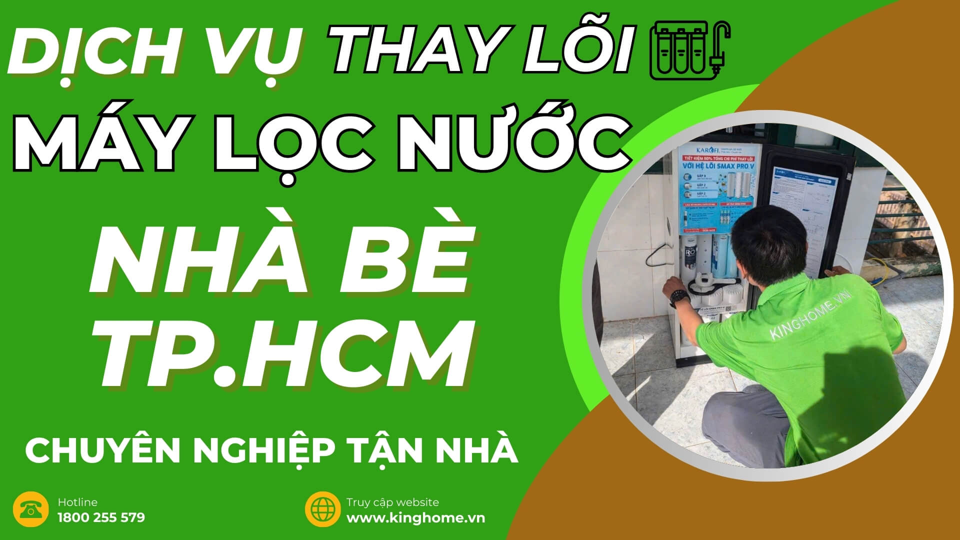 Dịch vụ thay lõi lọc nước ở đâu tại Nhà bè TPHCM chuyên nghiệp tận nhà