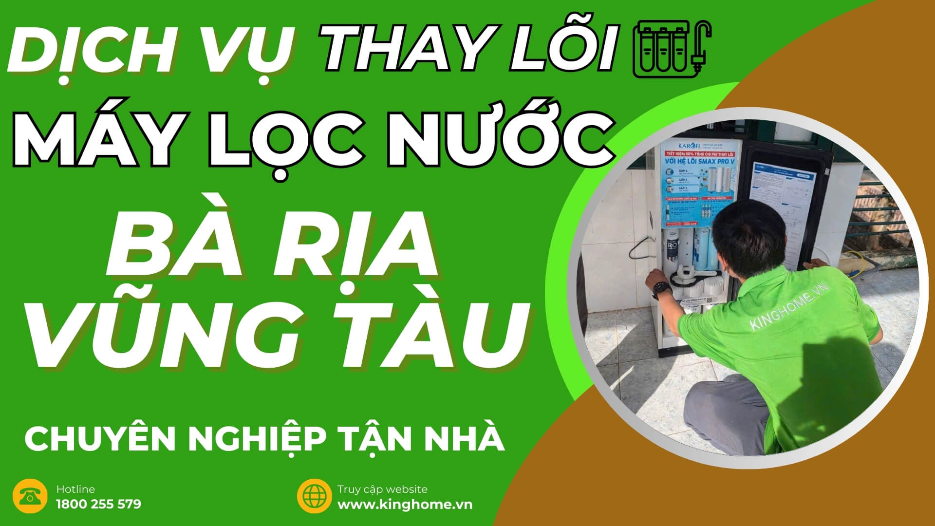 Dịch vụ thay lõi lọc nước ở đâu tại Bà Rịa - Vũng Tàu chuyên nghiệp tận nhà