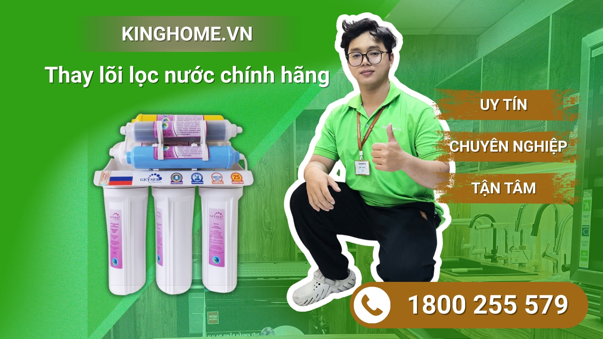 Dịch vụ thay lõi lọc nước Geyser