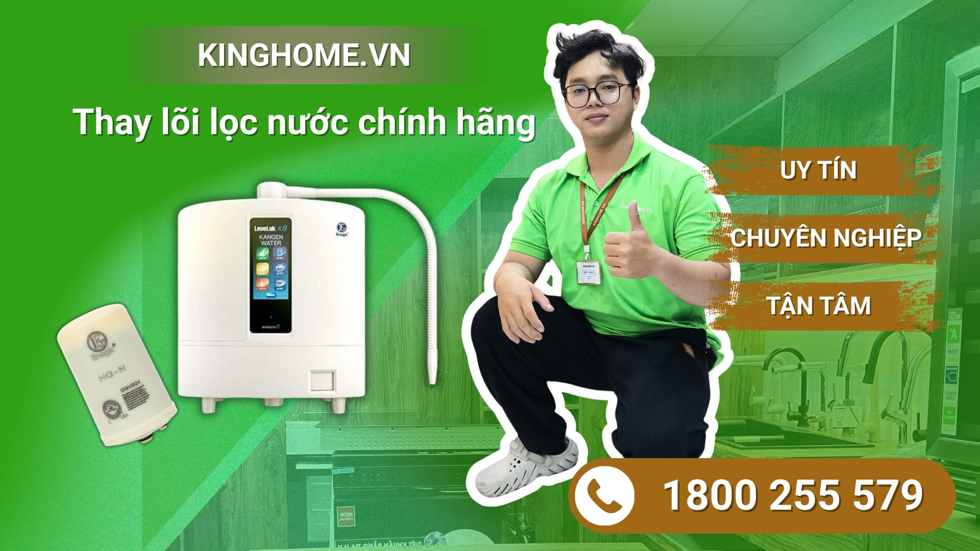 Dịch vụ thay lõi lọc nước Kangen