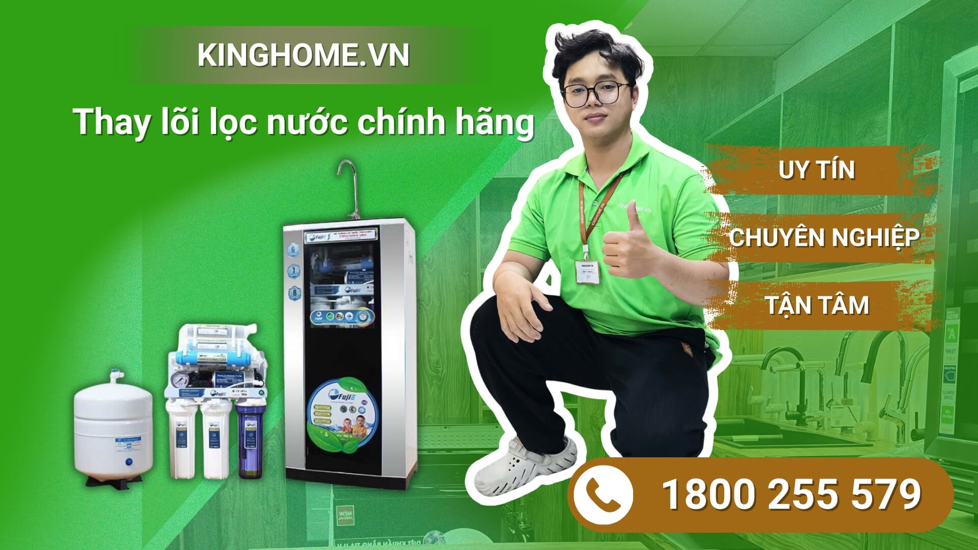 Dịch vụ thay lõi lọc nước Fujie