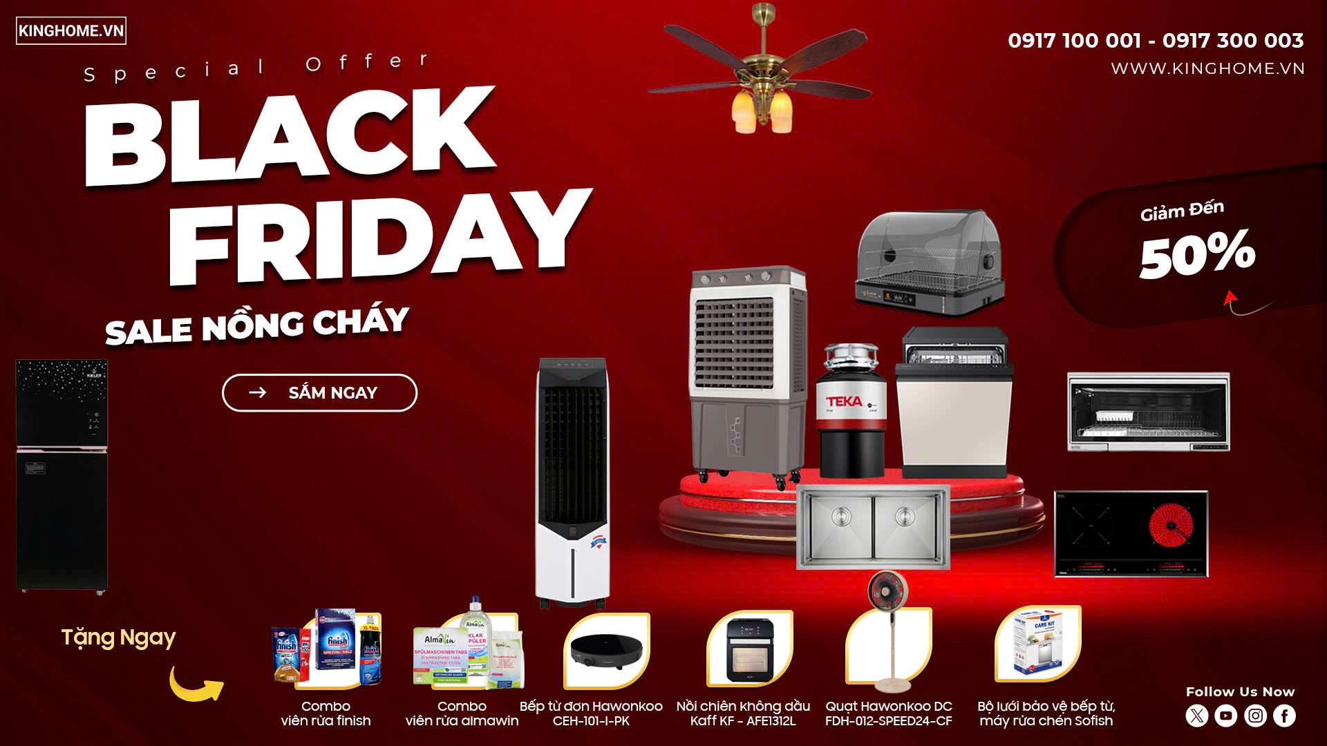 BLACK FRIDAY - SALE NỒNG CHÁY 29.11 tại KingHome.vn